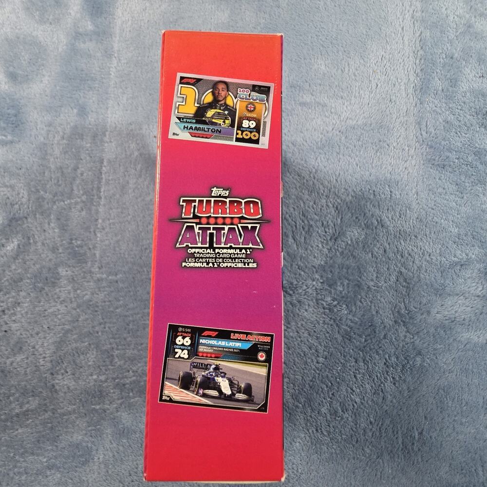 2022 Topps F1 Turbo Attax Mega Tin Sealed Formula 1 Racing -66 Cards, Shelfware* - Picture 6 of 8